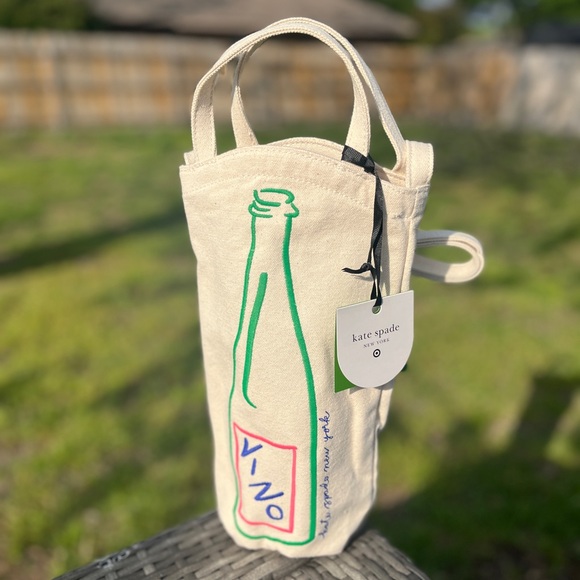 kate spade Handbags - Kate Spade x Target Wine Embroidered Canvas Tote